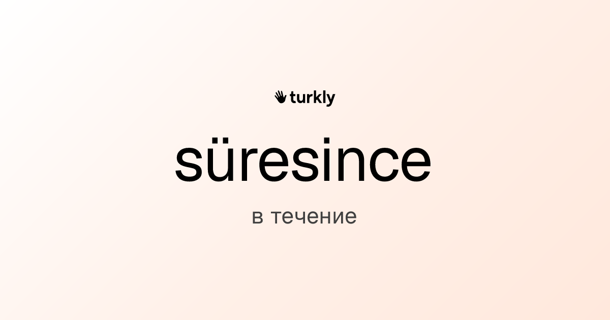 süresince — в течение