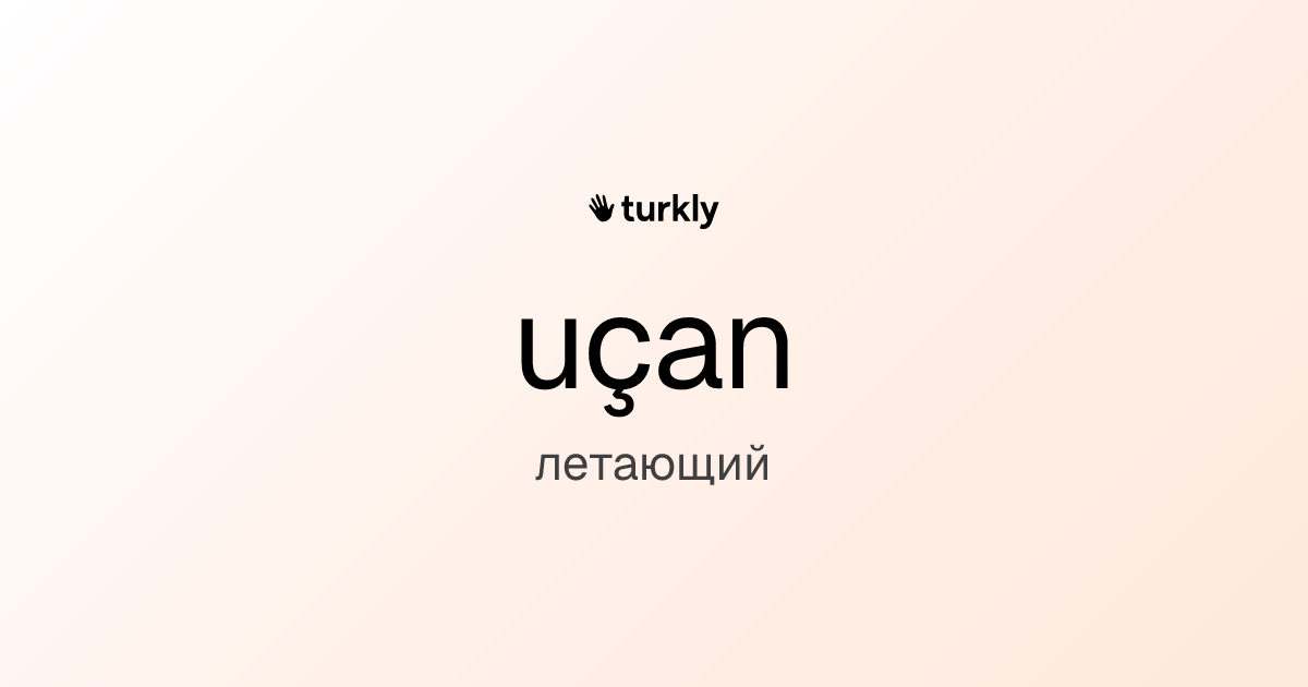 uçan — летающий